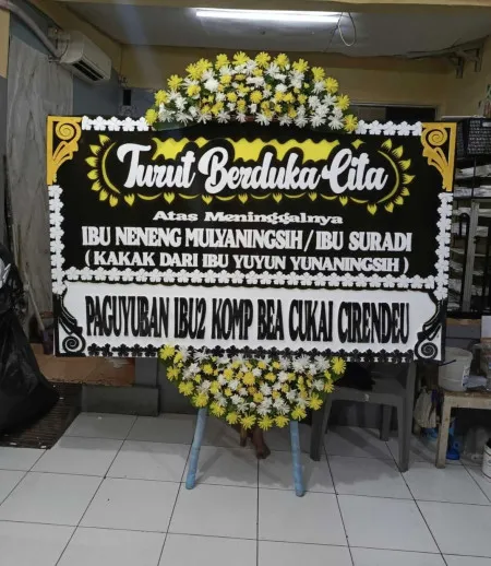 Papan Bunga Duka Pelutan Pemalang